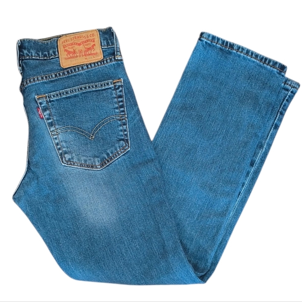 Levi's Men's Classic Blue Straight Jeans